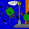 68 computer singing in the rain