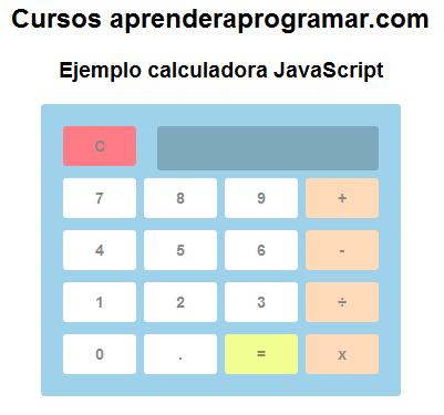 calculadora javascript