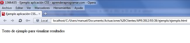 ejemplo css